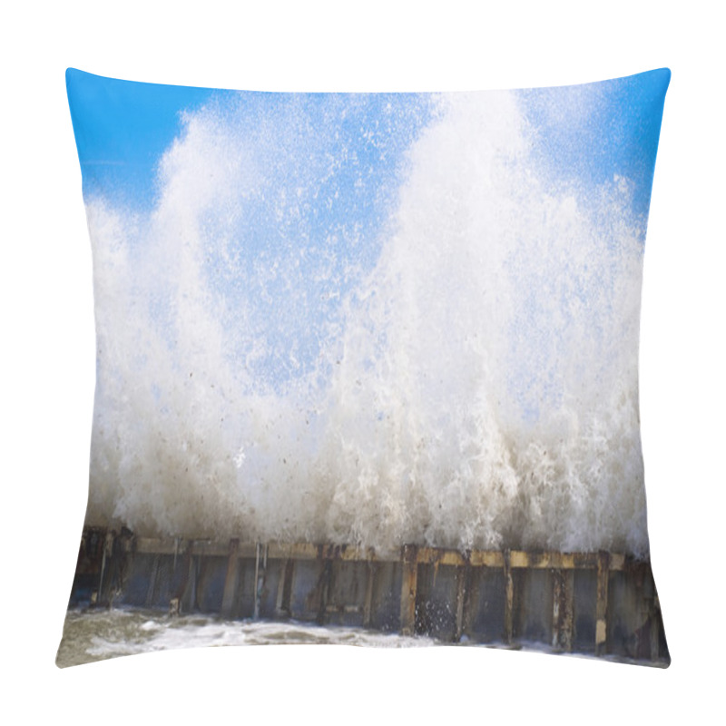 Personality  Wave Blow Pillow Covers