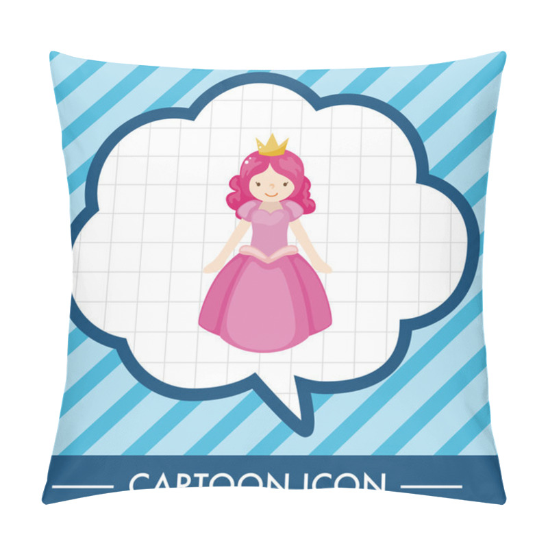 Personality  Royal Theme Princess Elements Pillow Covers