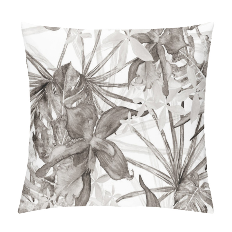 Personality  Orchid Seamless Pattern. Pillow Covers