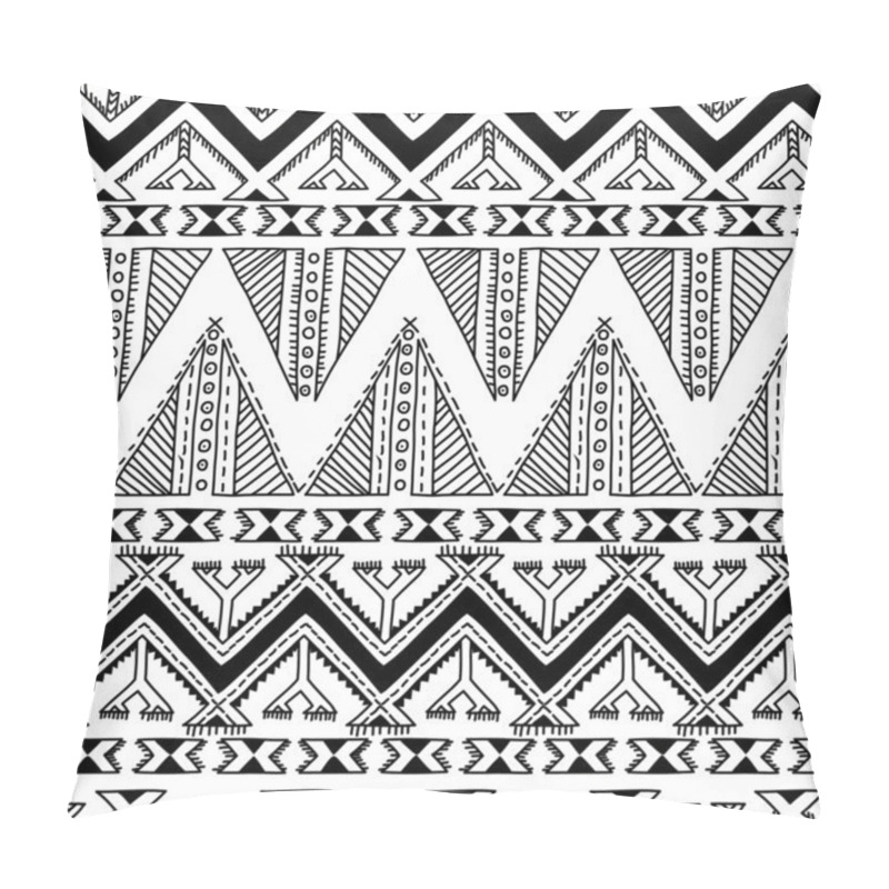 Personality  Ethnic Ornamental Textile Seamless Pattern Pillow Covers