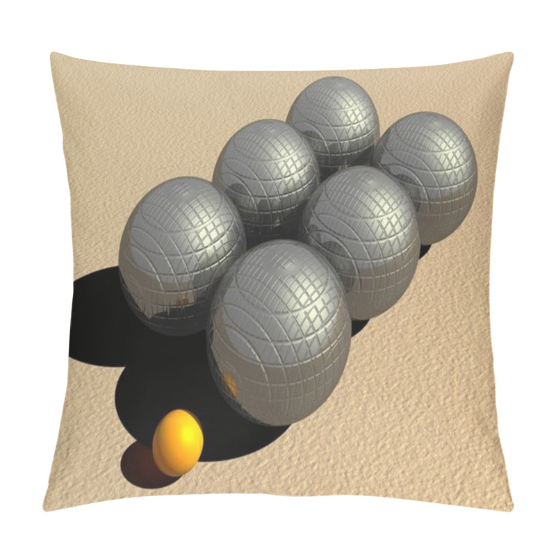 Personality  Petanque Game Balls Pillow Covers