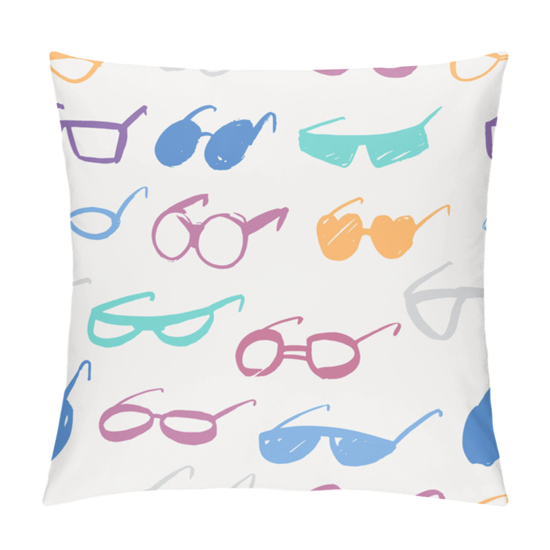 Personality  Seamless Glasses Pattern Pillow Covers