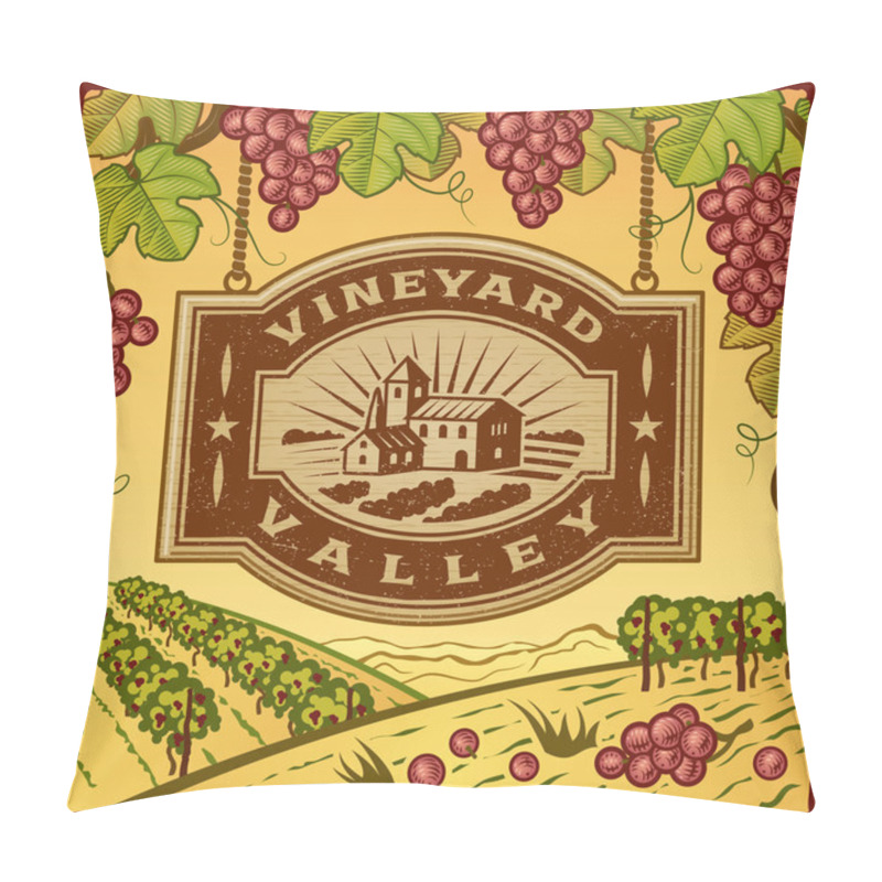 Personality  Vineyard Valley Pillow Covers