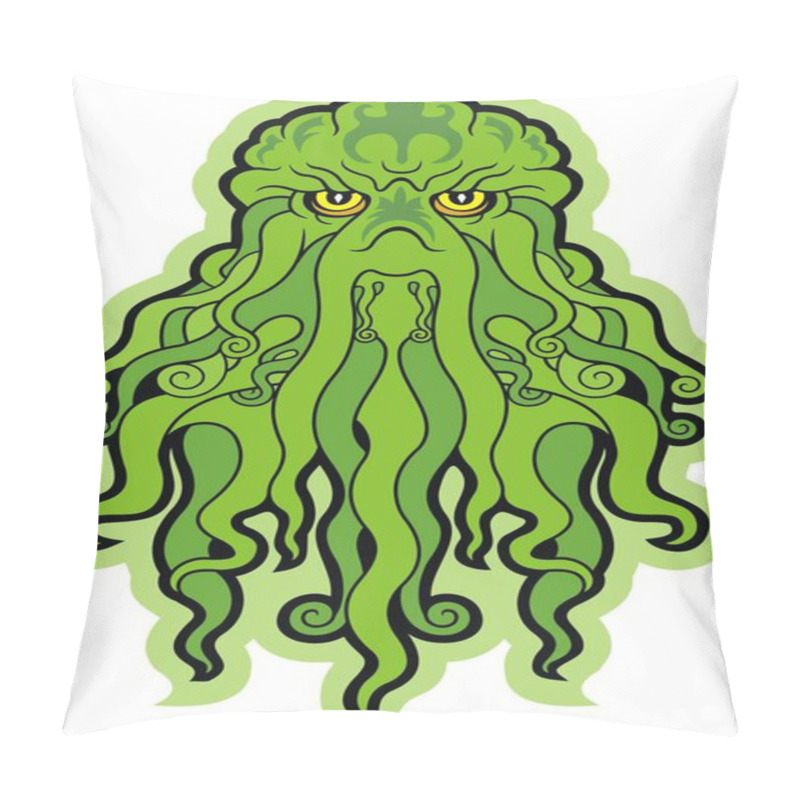 Personality  Green Ocean Monster Cthulhu Pillow Covers