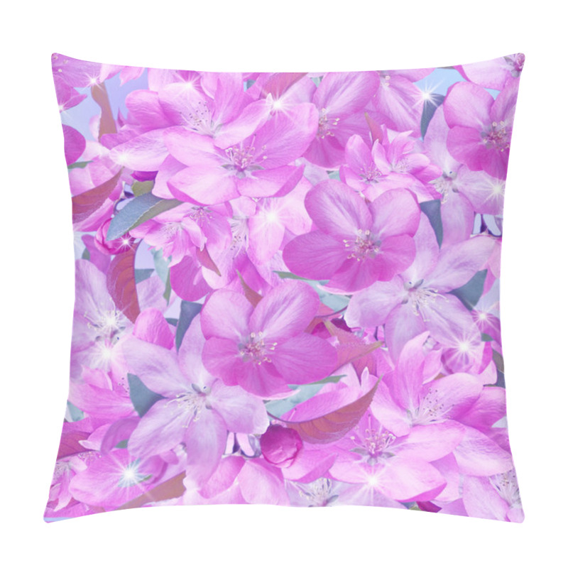 Personality  Sakura Blossom. Seamless Pattern. Pillow Covers