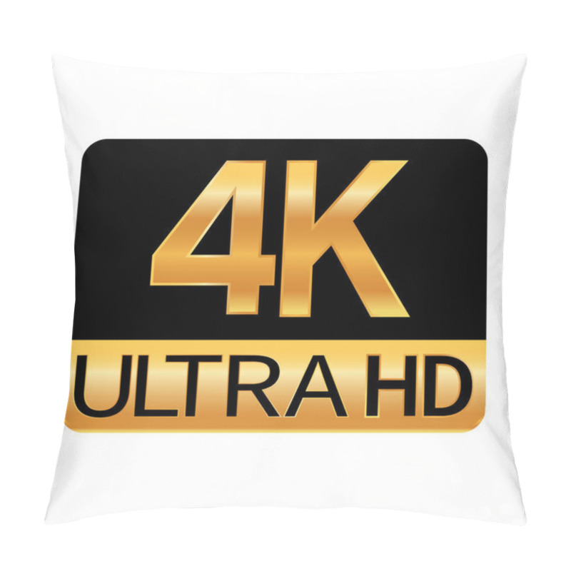 Personality  4K Ultra HD Resolution Icon For Web And Mobile Pillow Covers