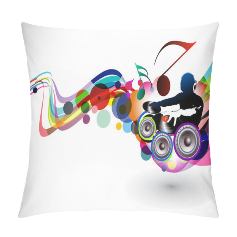 Personality  Musical Background Pillow Covers