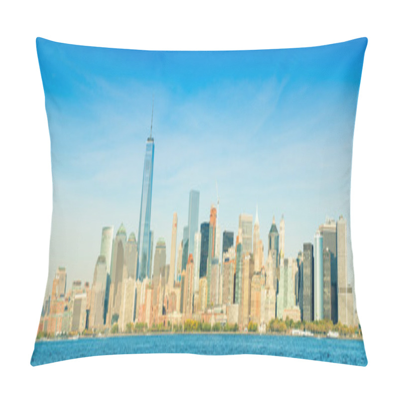 Personality  Train Fast Moving In Hoboken Station, New York City Pillow Covers