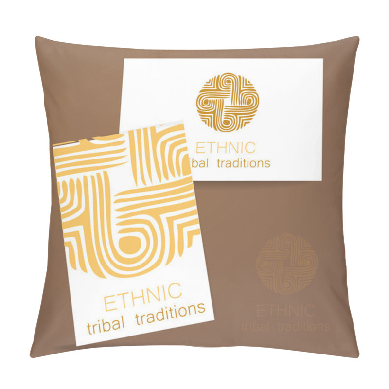 Personality  Ethnic Traditions Logo Pillow Covers