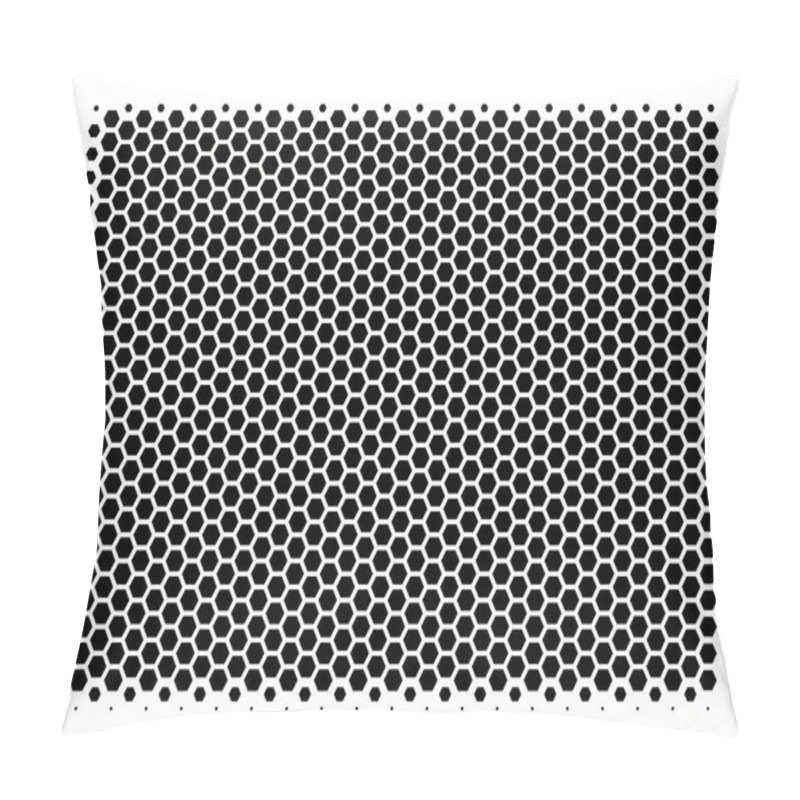 Personality  Hexagon Halftone Filled Rectange Icon Pillow Covers