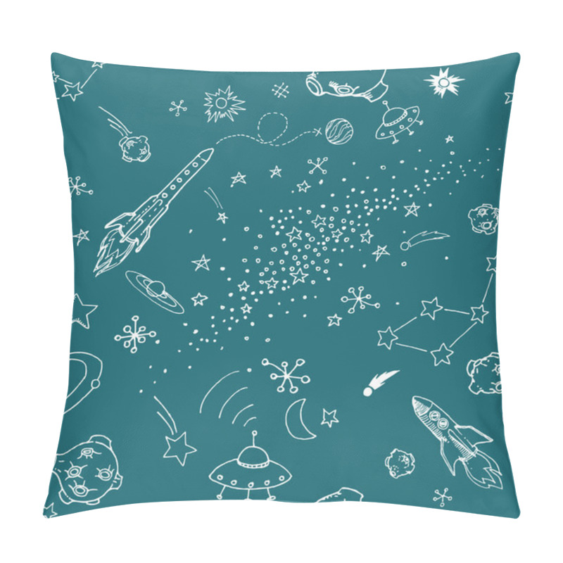 Personality  Space Pattern Pillow Covers