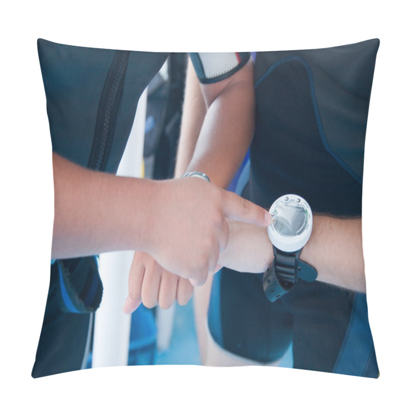 Personality  Two Closeup Divers Pillow Covers