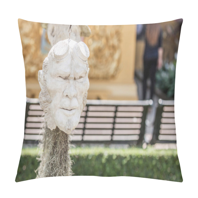 Personality  Skull Head. White Temple - Chiang Rai, Thailand Pillow Covers