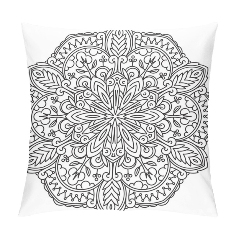 Personality  Abstract  Round Lace Design - Mandala Pillow Covers