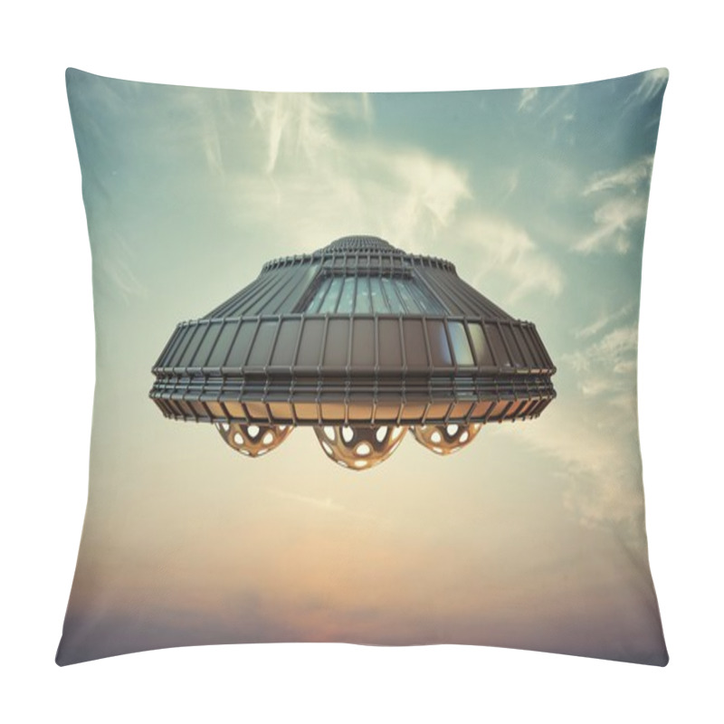 Personality  Ufo Spaceship Pillow Covers