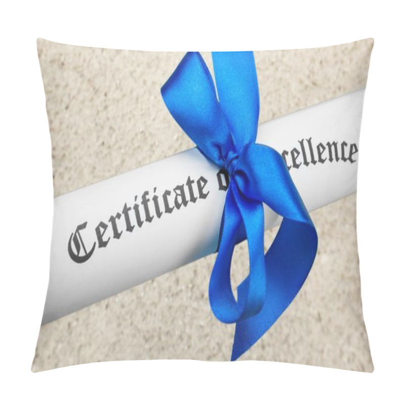 Personality  Diploma Tied With Red Ribbon  Pillow Covers