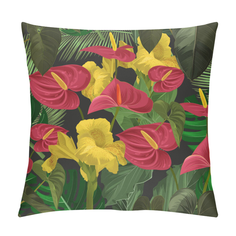 Personality  Floral Seamless Pattern Pillow Covers