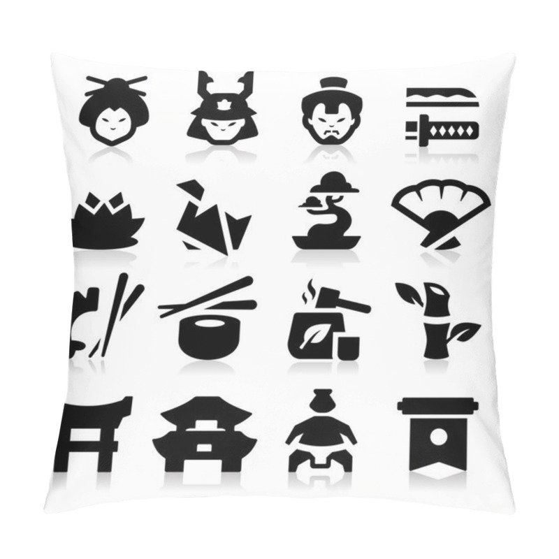 Personality  Japanese Culture Icons Pillow Covers