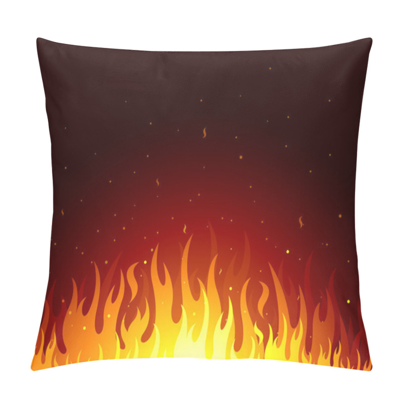 Personality  Fire Background Pillow Covers