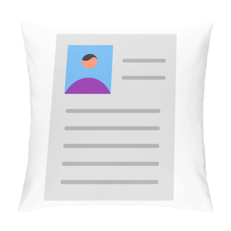 Personality  Record Vector Flat Icon Design Pillow Covers