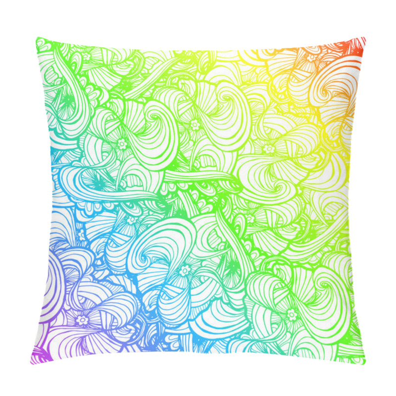 Personality  Seamlessly Tiling Waves Pattern Pillow Covers