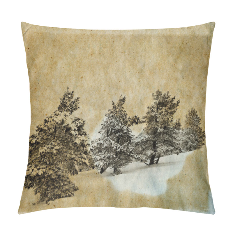 Personality  Winter Retro Photo Pillow Covers