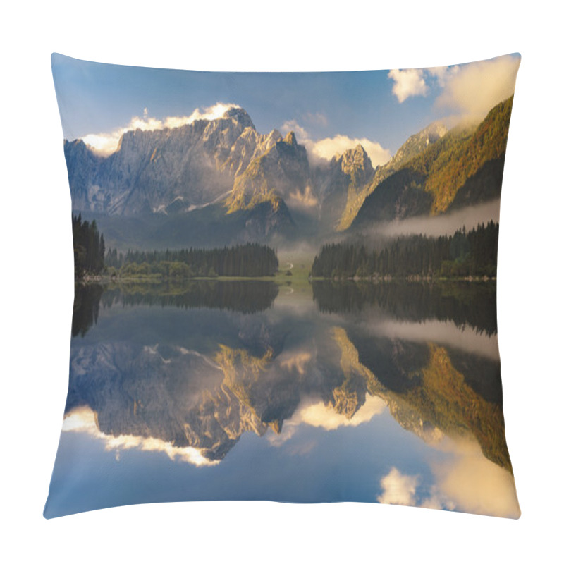 Personality  Mountain Lake In The Alps Pillow Covers