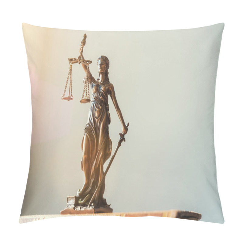 Personality  Lady Justice Statue Pillow Covers