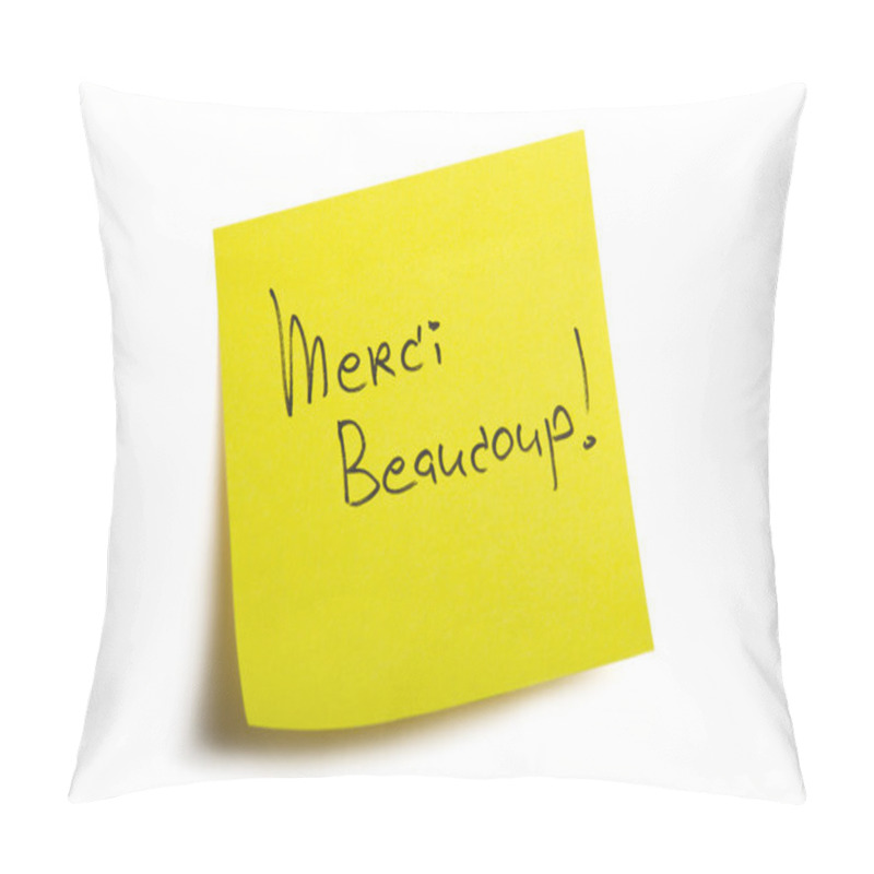 Personality  Merci Beaucoup! Pillow Covers