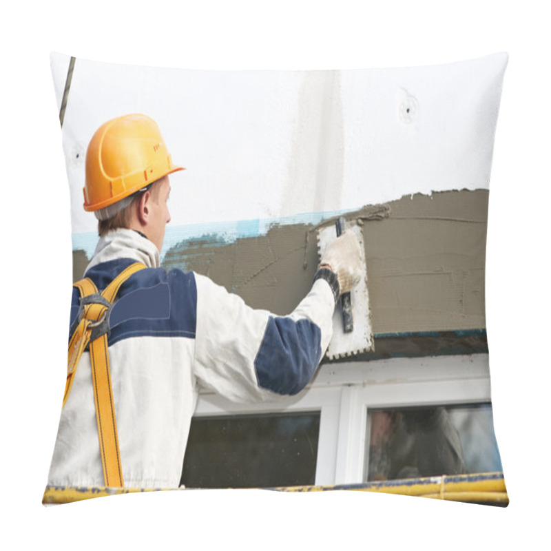 Personality  Facade Stopping And Surfacer Works Pillow Covers