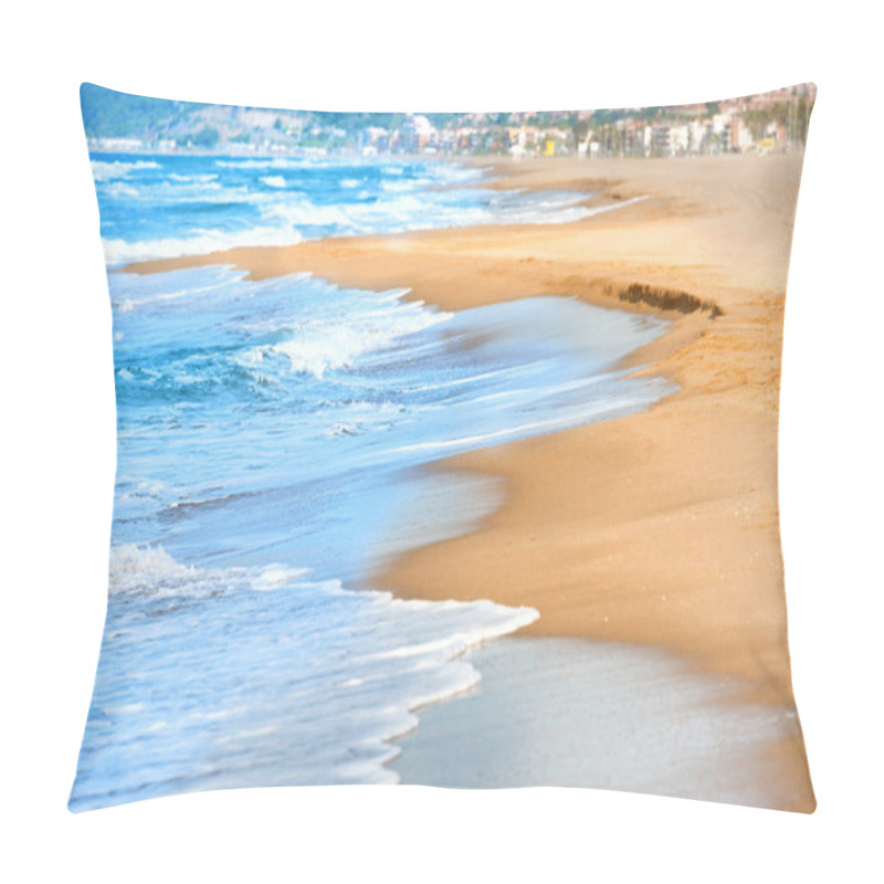 Personality  Waves On Sea Beach Pillow Covers