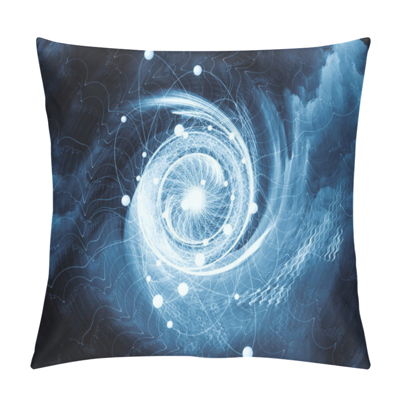 Personality  Atom Abstraction Background Pillow Covers