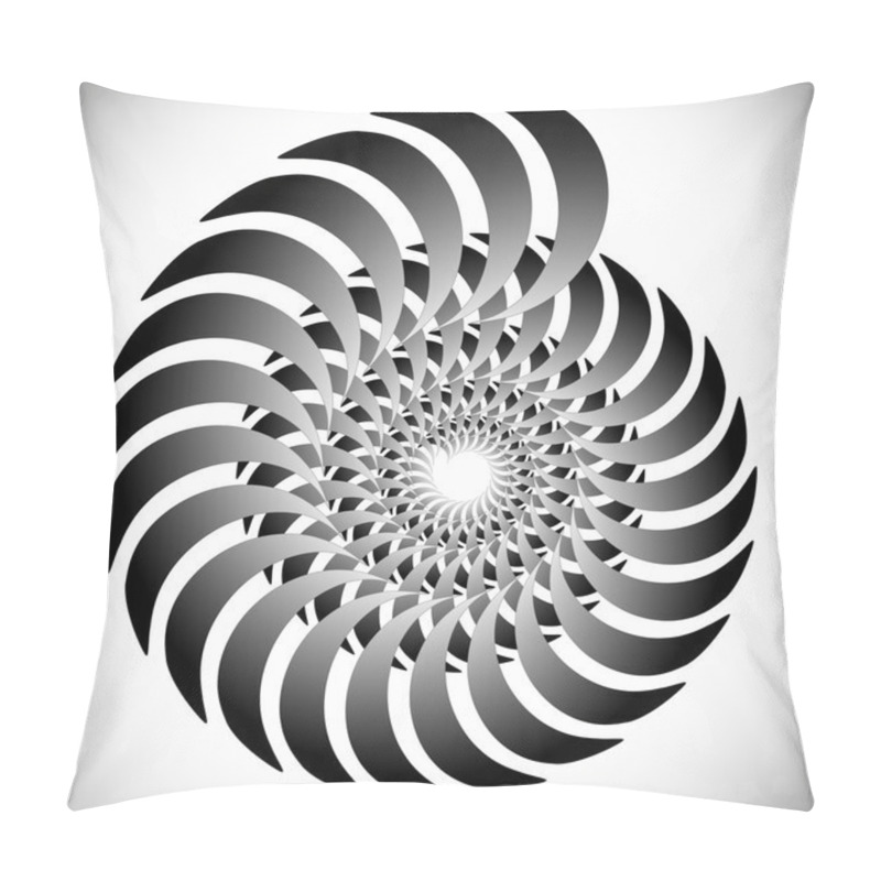 Personality  Abstract Spinning Shape, Element Pillow Covers