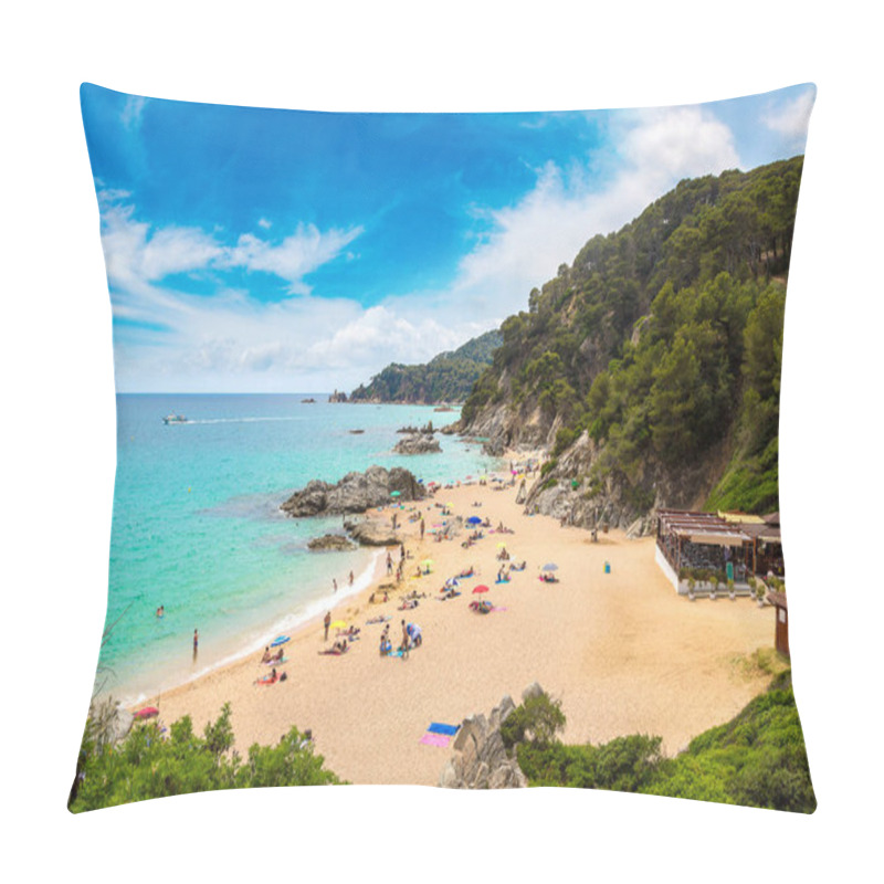 Personality  Beache In Lloret De Mar Pillow Covers