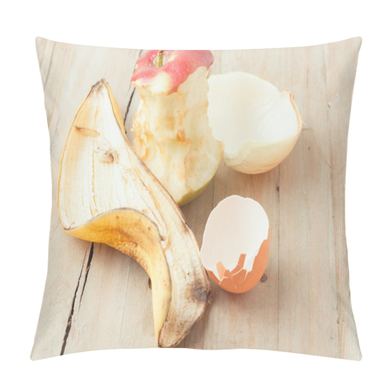 Personality  Food Composte In Wooden Rustic Box Pillow Covers