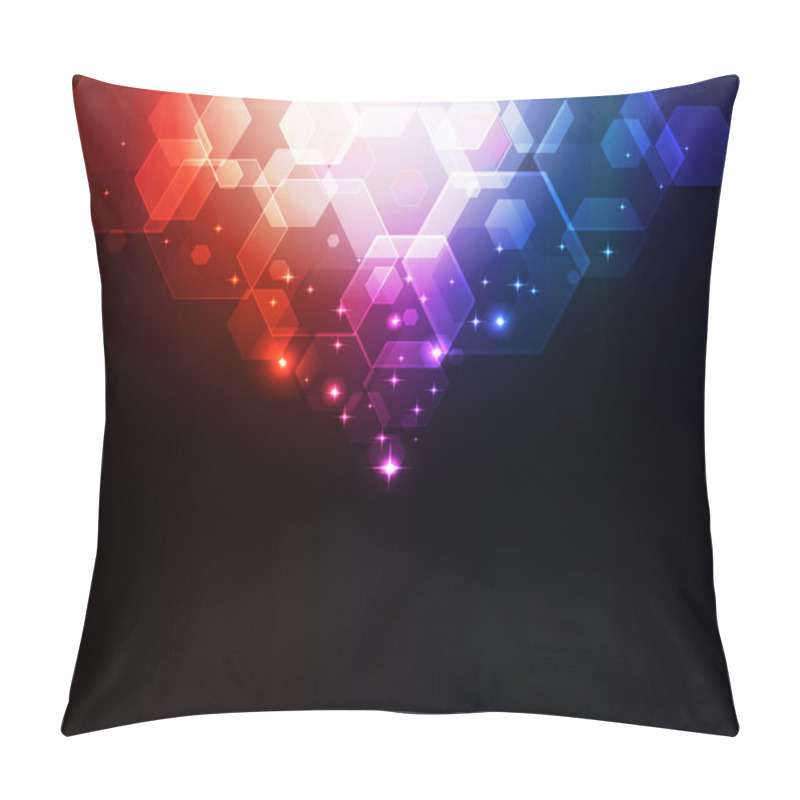 Personality  Glowing Abstract Background,ai 10 Format Pillow Covers