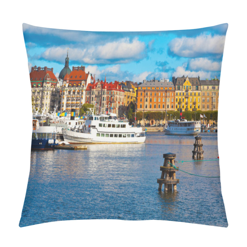 Personality  Scenic View Of The Old Town In Stockholm, Sweden Pillow Covers