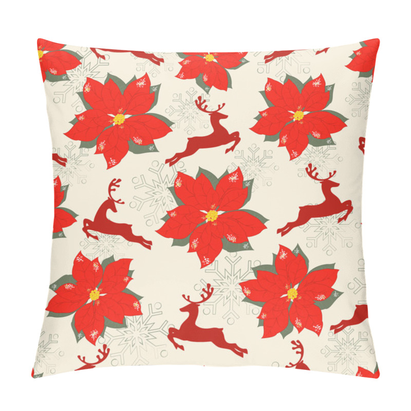 Personality  Christmas Seamless Pattern Pillow Covers