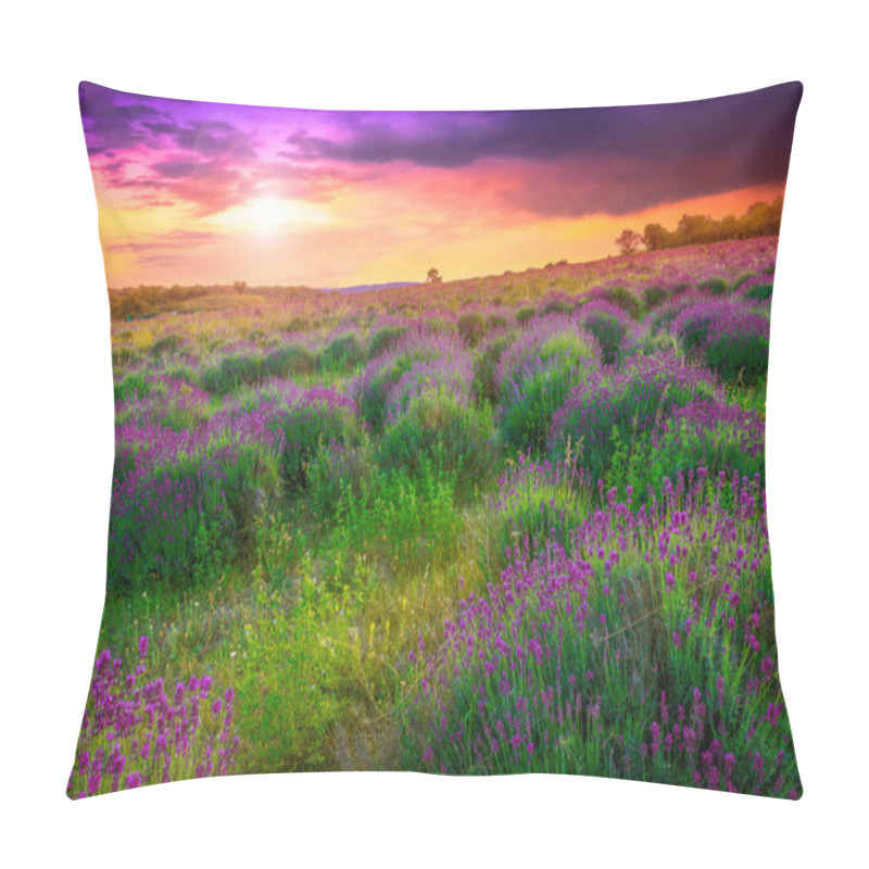 Personality  Sunset Over A Summer Pillow Covers