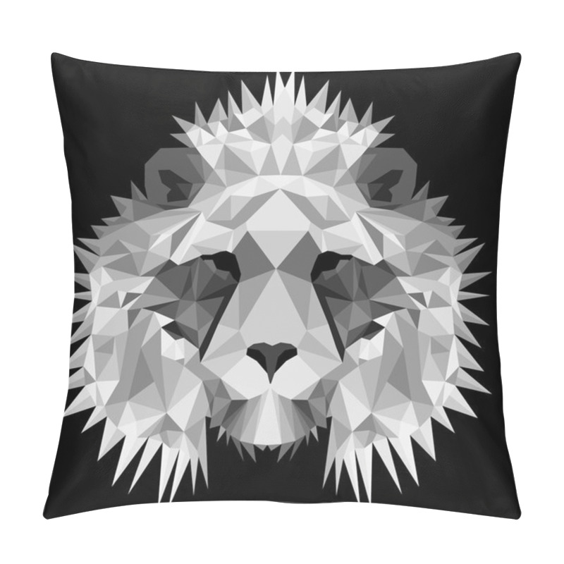 Personality  Beautiful Geometric Lion Pillow Covers