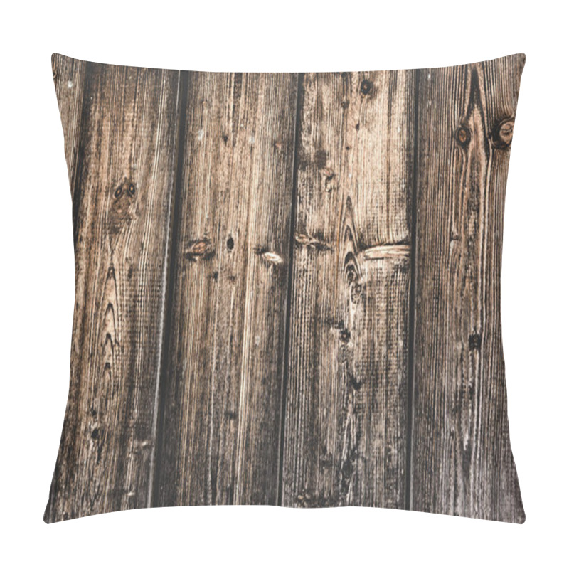 Personality  Textured Aged Weathered Wooden Background With Copy Space Pillow Covers