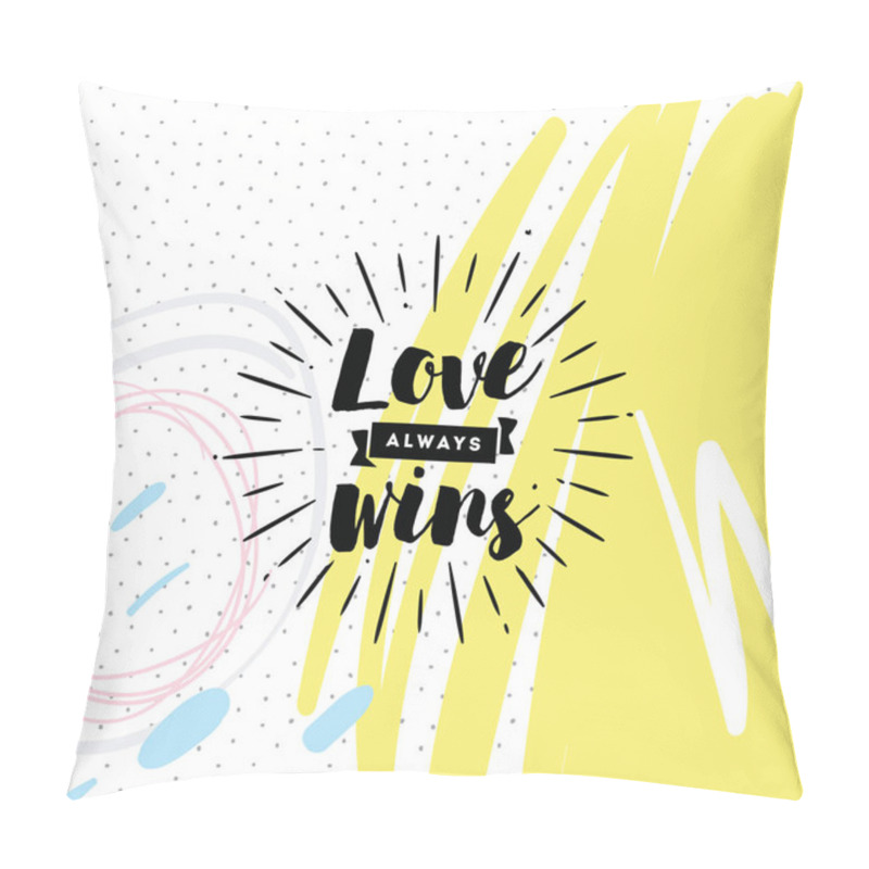 Personality  Typography For Poster, Invitation, Greeting Card Or T-shirt. Pillow Covers