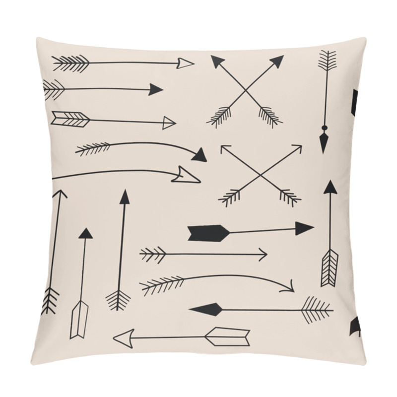 Personality  Hand Draw Arrow Collection Pillow Covers