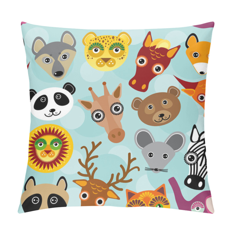 Personality  Animals Seamless Pattern Pillow Covers