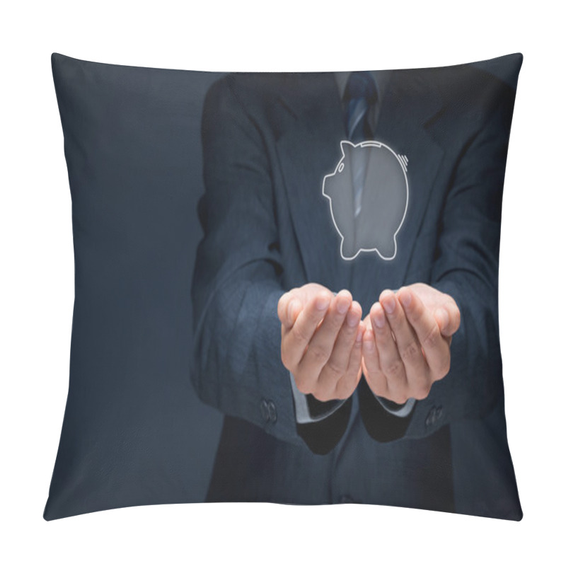 Personality  Financial Services And Protect Your Money Pillow Covers