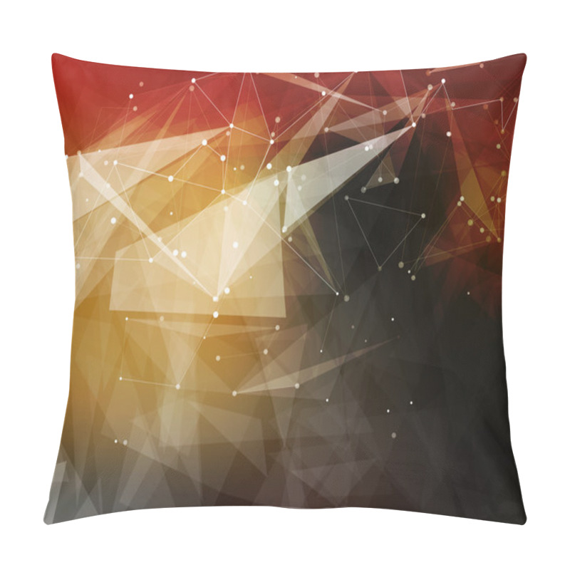 Personality  Abstract Composition, Futuristic Technology, Yellow Font Texture, White Cybernetic Dots, Creative Banner Figure, Wallpaper, Outer Space Flyer Fiber, Neon Star Light Matrix, EPS10 Backdrop, Vector Art Pillow Covers