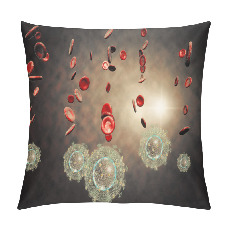 Personality  Aids HIV Virus Pillow Covers