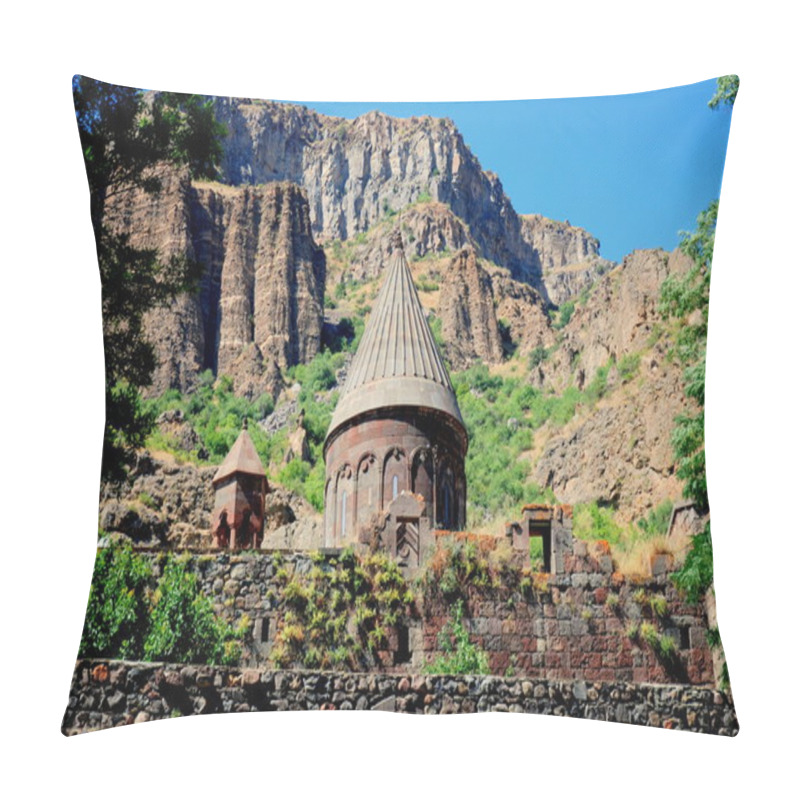 Personality  Old UNESCO Monastery Of Geghard In Armenia Pillow Covers