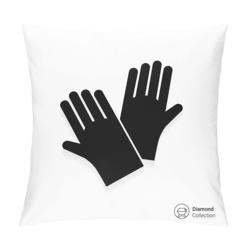 Personality  Rubber Gloves Pillow Covers