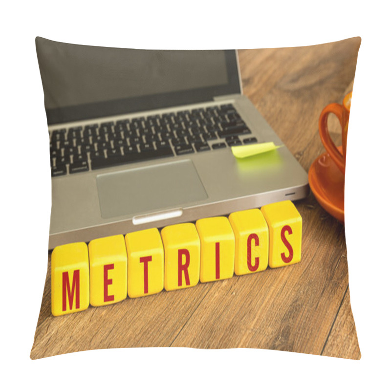 Personality  Metrics Written On Cubes Pillow Covers